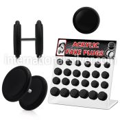 dacb56 cheaters  illusion plugs and tapers acrylic body jewelry belly button