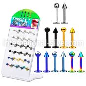 dacb75 labrets lip rings surgical steel 316l labrets chin