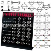 danp3 straight barbells surgical steel 316l nipple