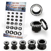 dapg102a tunnels gauges anodized surgical steel 316l ear lobe