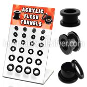 dapg11 tunnels gauges acrylic body jewelry ear lobe