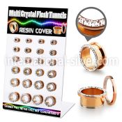 dapg74c tunnels gauges anodized surgical steel 316l ear lobe