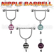 dfrsnp8 straight barbells surgical steel 316l nipple