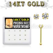 dgnb11 nose bone gold nose