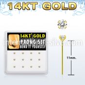 dgys19 bio flex ptfe bend it yourself nose studs nose piercing