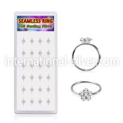 dhfc24s 925 silver nose hoops nose piercing