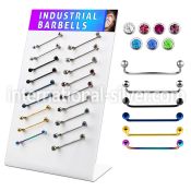 dind23 surface piercing anodized surgical steel 316l surface piercings