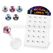 dlbica labrets lip rings bioflex ptfe labrets chin