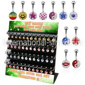dmcd11 belly rings surgical steel 316l belly button