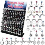 dmcd9 belly rings surgical steel 316l belly button