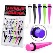 dmvtp2 tapers acrylic body jewelry ear lobe