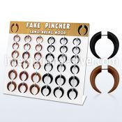 dmxp19 cheaters  illusion plugs and tapers organic body jewelry ear lobe