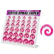 dmxp6c tapers acrylic body jewelry ear lobe