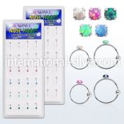 dnsm109 nose hoop silver 925 nose