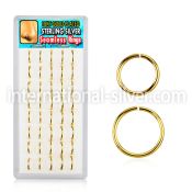 dnsm38 nose hoop silver 925 nose