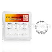 dnsm83 fake illusion body jewelry silver 925 septum