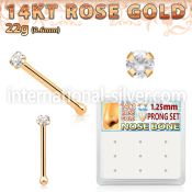 drnb26 nose bone gold nose