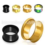 dtpg tunnels gauges anodized surgical steel 316l ear lobe