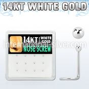 dwsc1 l shape nose studs gold nose