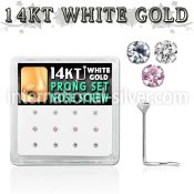 dwsc4 l shape nose studs gold nose