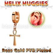 ehr769 anodized surgical steel huggie piercing