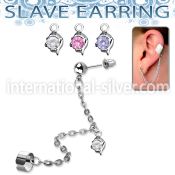erdl4 fake illusion hoops surgical steel 316l belly button