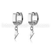 erhlit stainless steel +huggie choose  piercing