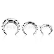 exsa tapers surgical steel 316l ear lobe