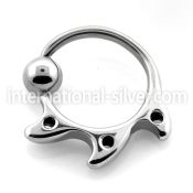 exsp tapers surgical steel 316l ear lobe