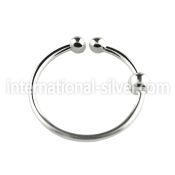 fns06 fake illusion hoops silver 925 nose