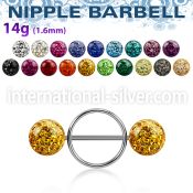 frnpe10 straight barbells surgical steel 316l nipple