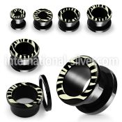 ftaa tunnels gauges acrylic body jewelry ear lobe