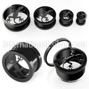 ftliz tunnels gauges anodized surgical steel 316l ear lobe