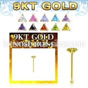 g9nbtm1 gold nose bones nose piercing