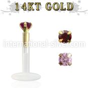 gbilzm labrets lip rings bioflex ptfe labrets chin