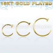 gpcln20 nose hoop silver 925 nose