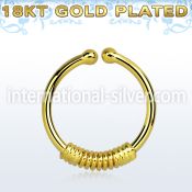 gpsep12k fake illusion body jewelry silver 925 septum