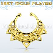 gpsepd10 fake illusion body jewelry silver 925 septum