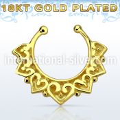 gpsepd11 fake illusion body jewelry silver 925 septum