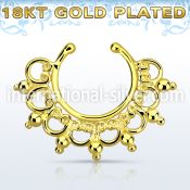 gpsepd12 fake illusion body jewelry silver 925 septum