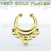 gpsepd1 fake illusion body jewelry silver 925 septum