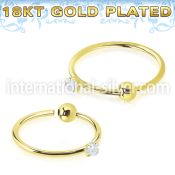 gpz15m nose hoop silver 925 