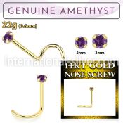 gscge1 l shape nose studs gold nose