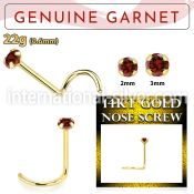 gscge2 l shape nose studs gold nose