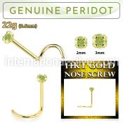 gscge4 l shape nose studs gold nose