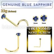 gscge9 l shape nose studs gold nose