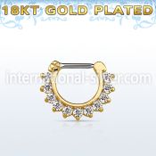 gsepc16 fake illusion body jewelry silver 925 septum