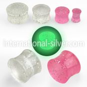 gtpg plugs gauges acrylic body jewelry ear lobe