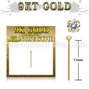 gydb9 bend it to fit nose studs gold 