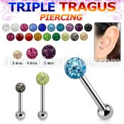hexcfr straight barbells surgical steel 316l tragus